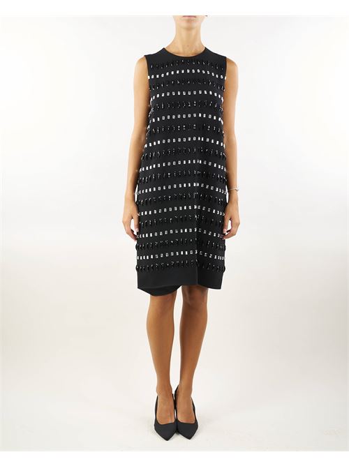 Embroidered cady boxy dress Max Mara Studio MAX MARA STUDIO | abito | PIAVE3